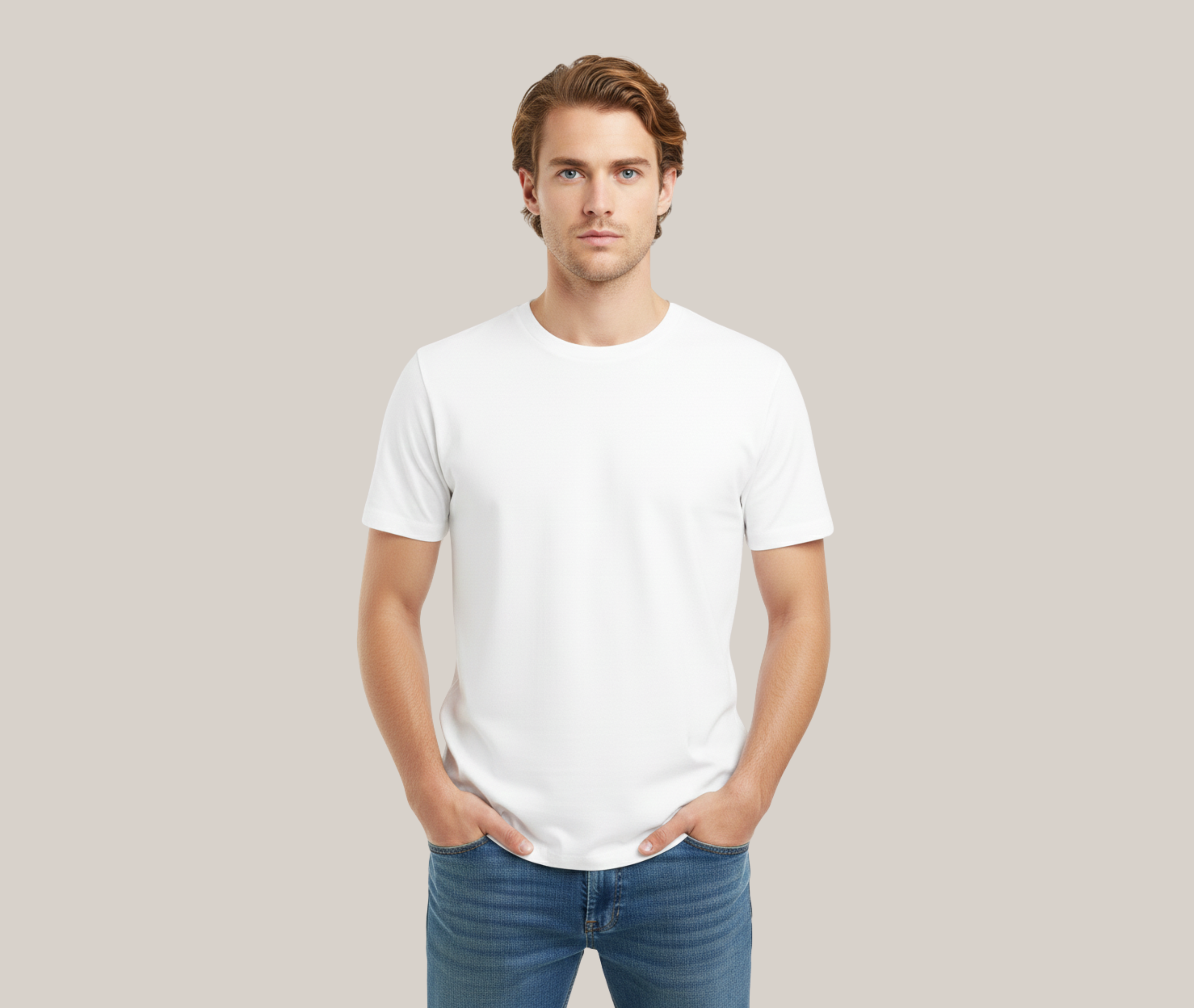 Unisex t-shirt med eget tryck – premium kvalitet för företag, event och vardag