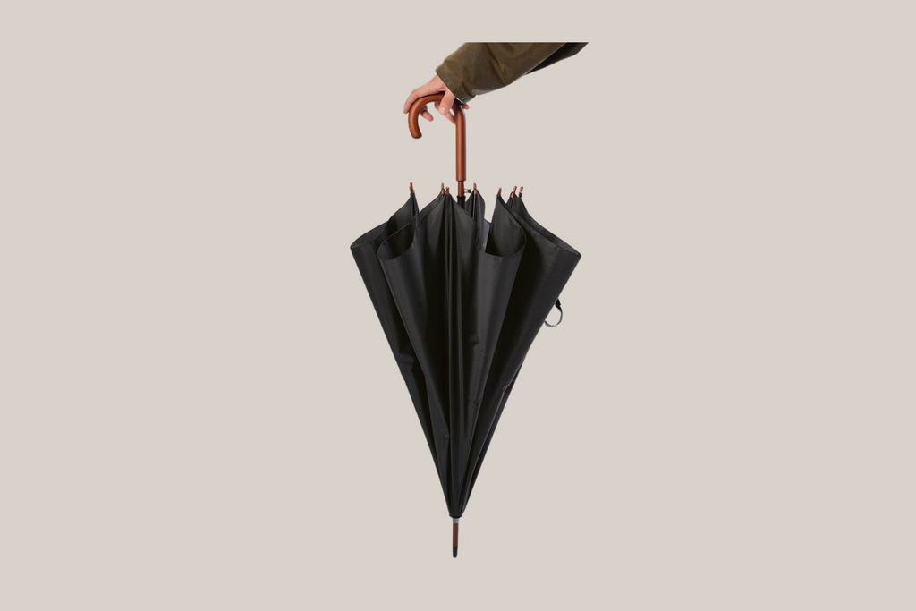 Paraply med eget tryck – Stilrent, robust & vattentätt för alla väder