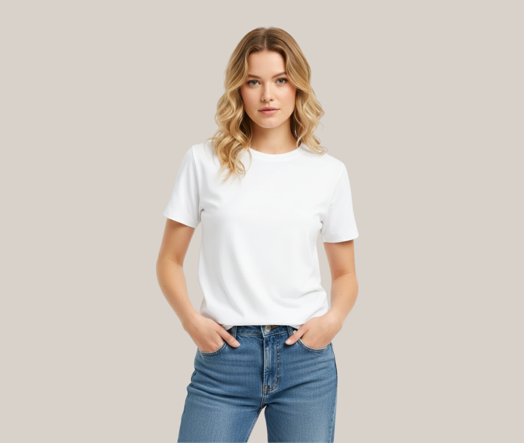 Unisex t-shirt med eget tryck – premium kvalitet för företag, event och vardag