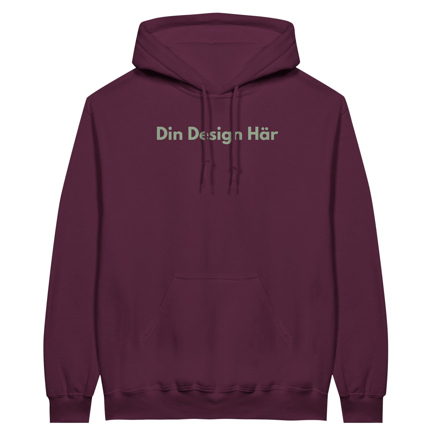 ULTRA PRINT STUDIO Maroon / S ULTRA PRINT STUDIO Hoodie Fleecehoodie i mellanvikt för vuxna