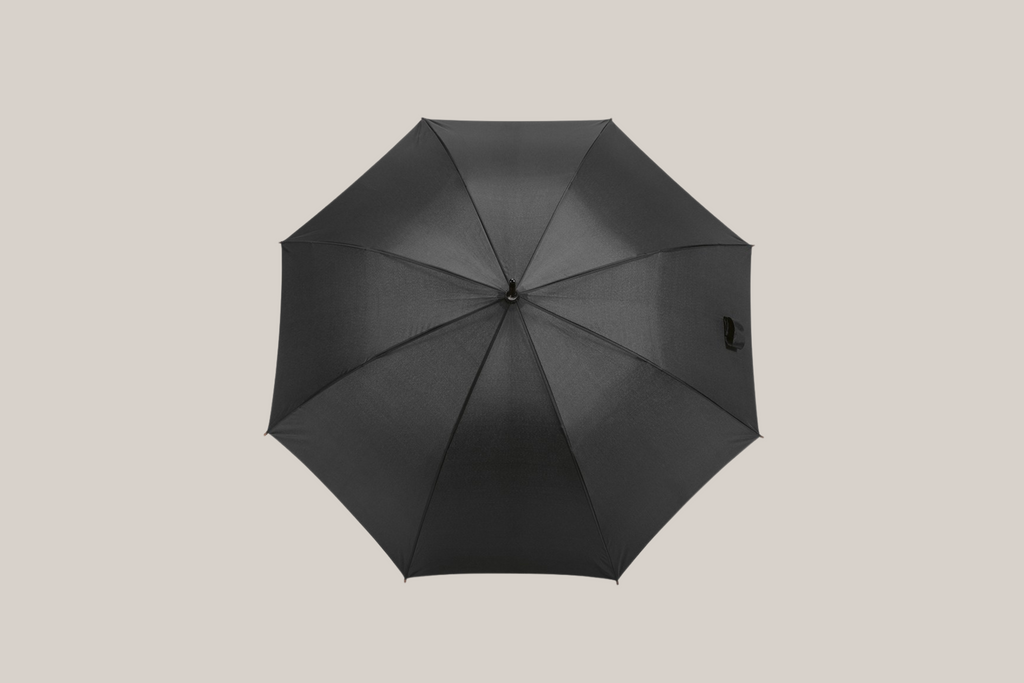 Litet paraply med eget tryck – Smidigt, stilrent och vattentätt skydd