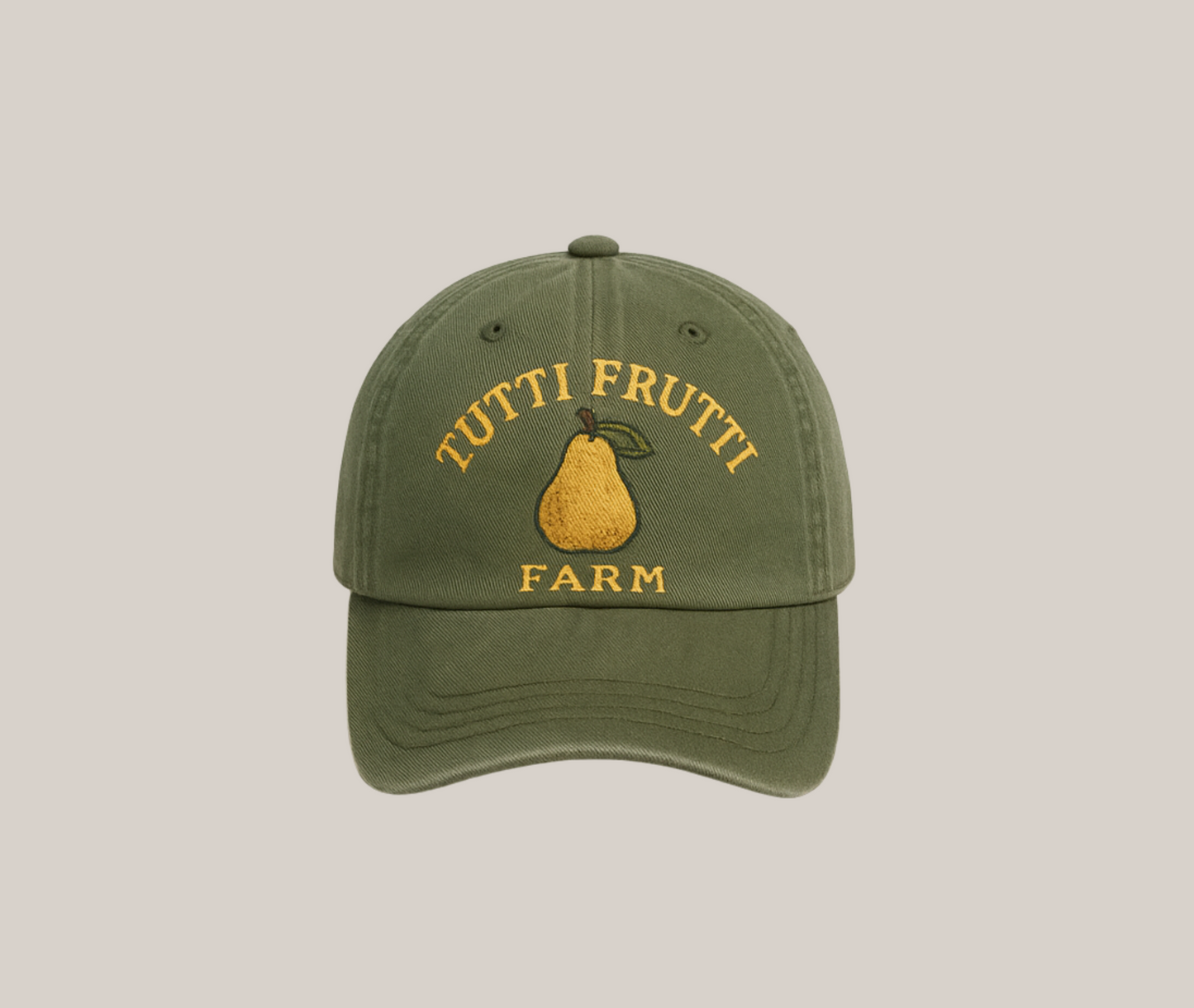 Premium vintage kepsar med fruktmotiv