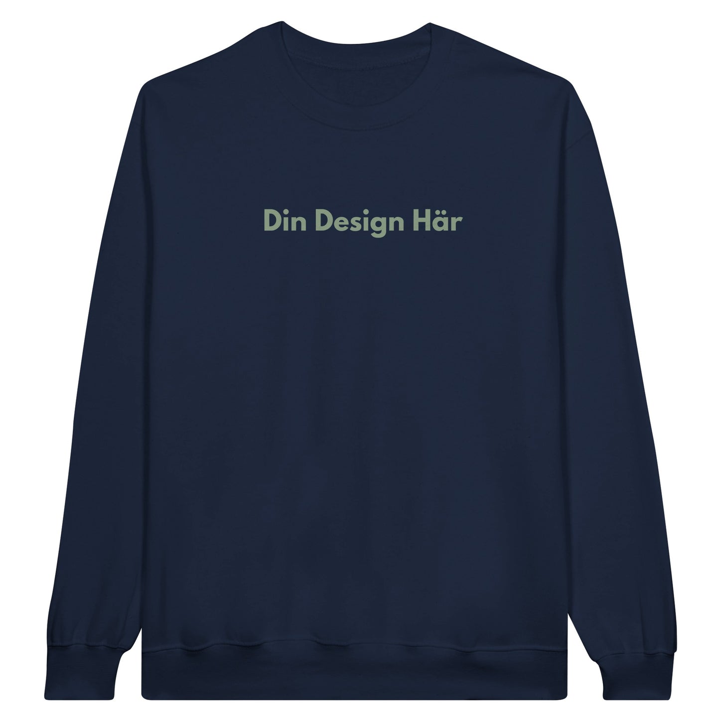 ULTRA PRINT STUDIO Navy / S ULTRA PRINT STUDIO Kläder Sweatshirt för vuxna med rund hals i mellanviktsfleece