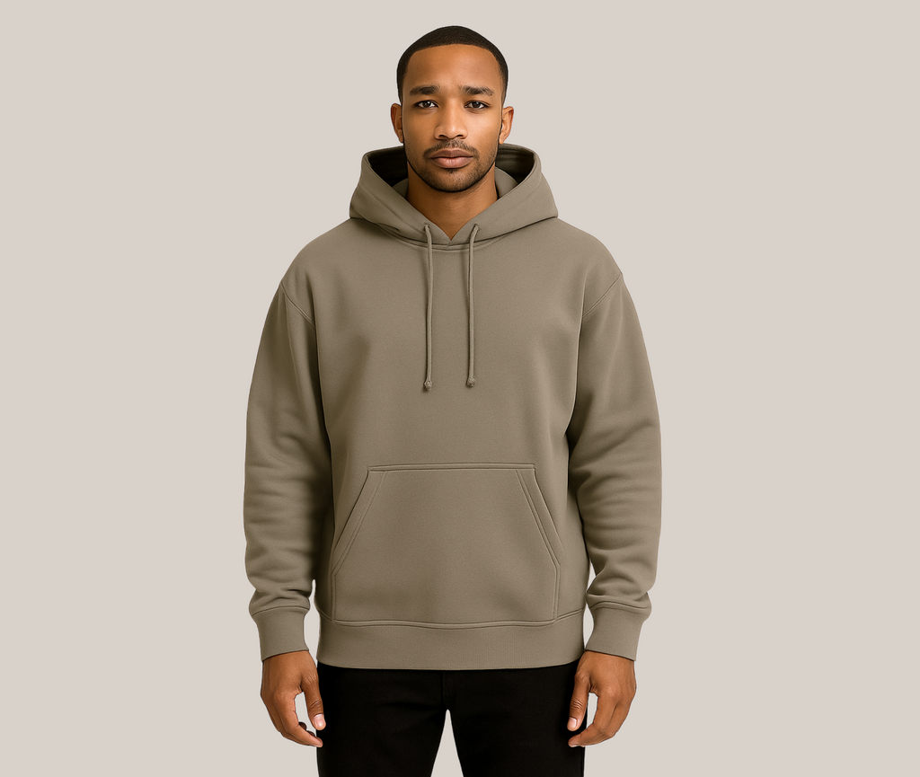 Hoodie i bomull med eget tryck – Klassisk, bekväm & hållbar