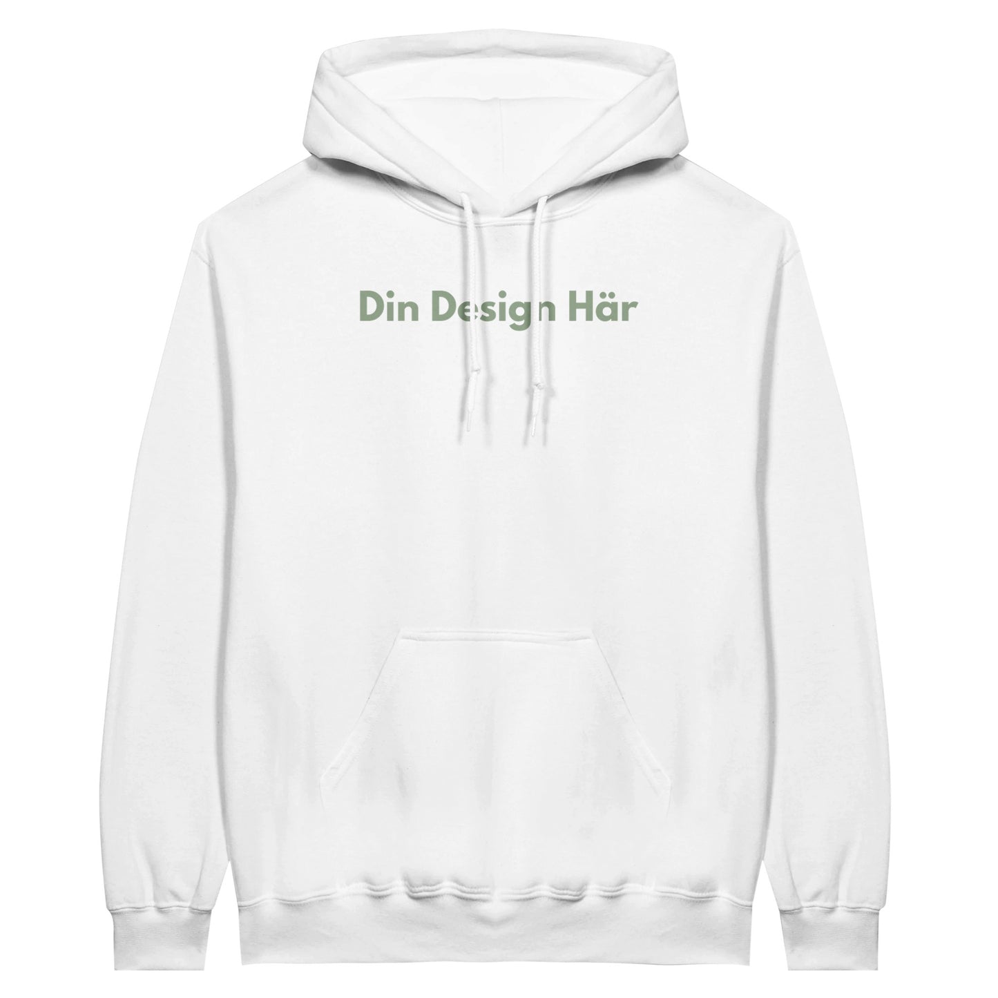 ULTRA PRINT STUDIO Vit / S ULTRA PRINT STUDIO Hoodie Fleecehoodie i mellanvikt för vuxna