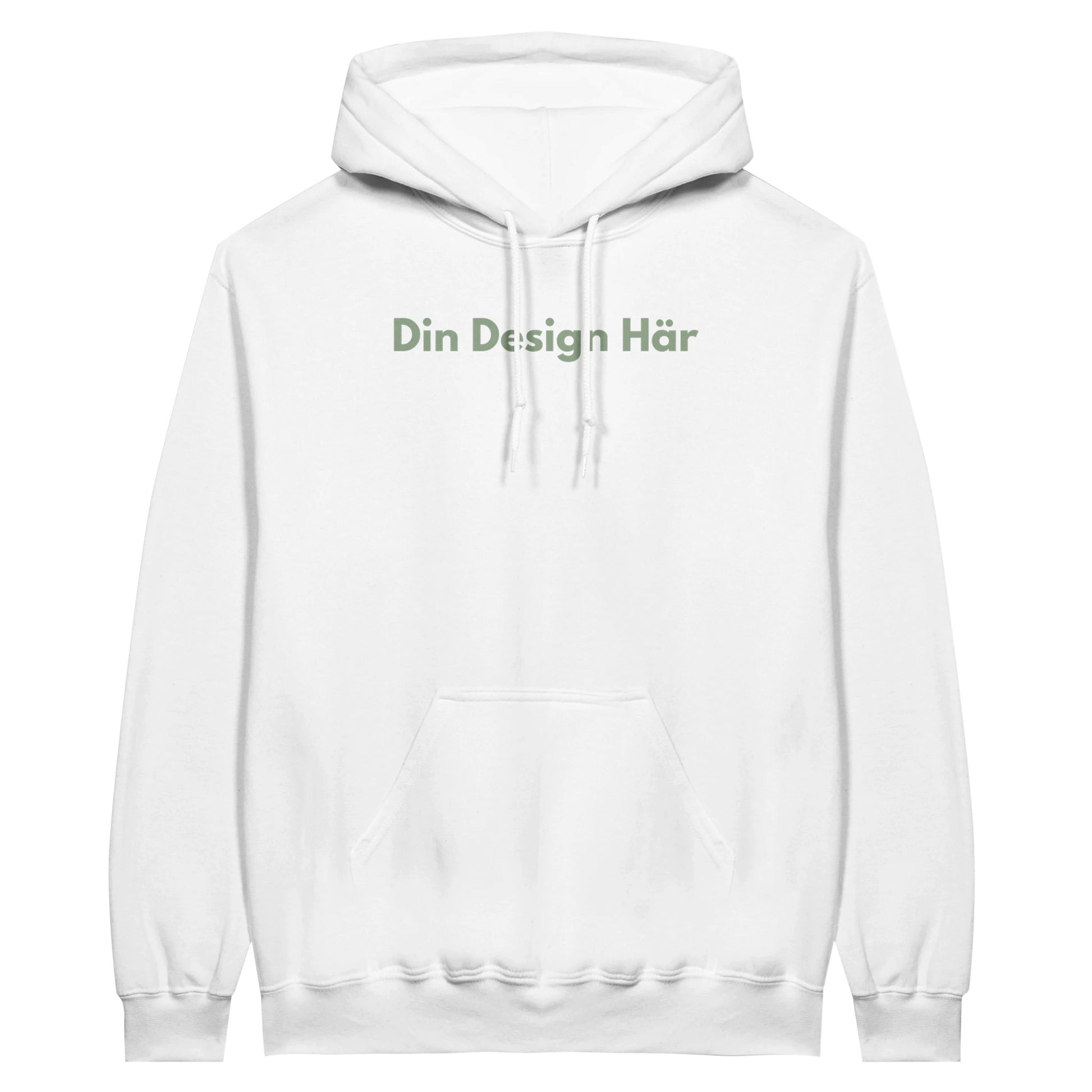 ULTRA PRINT STUDIO Vit / S ULTRA PRINT STUDIO Hoodie Fleecehoodie i mellanvikt för vuxna