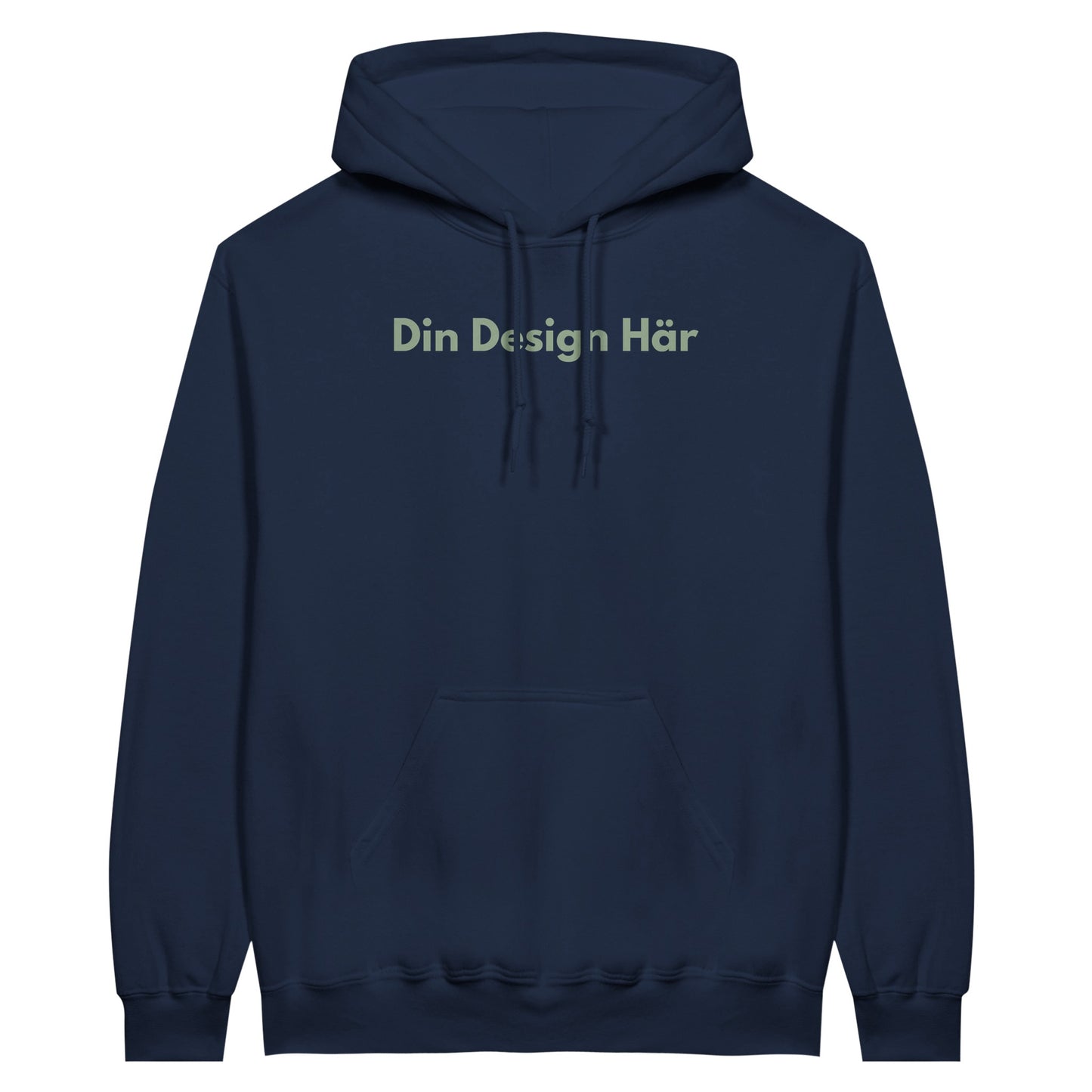 ULTRA PRINT STUDIO Navy / S ULTRA PRINT STUDIO Hoodie Fleecehoodie i mellanvikt för vuxna