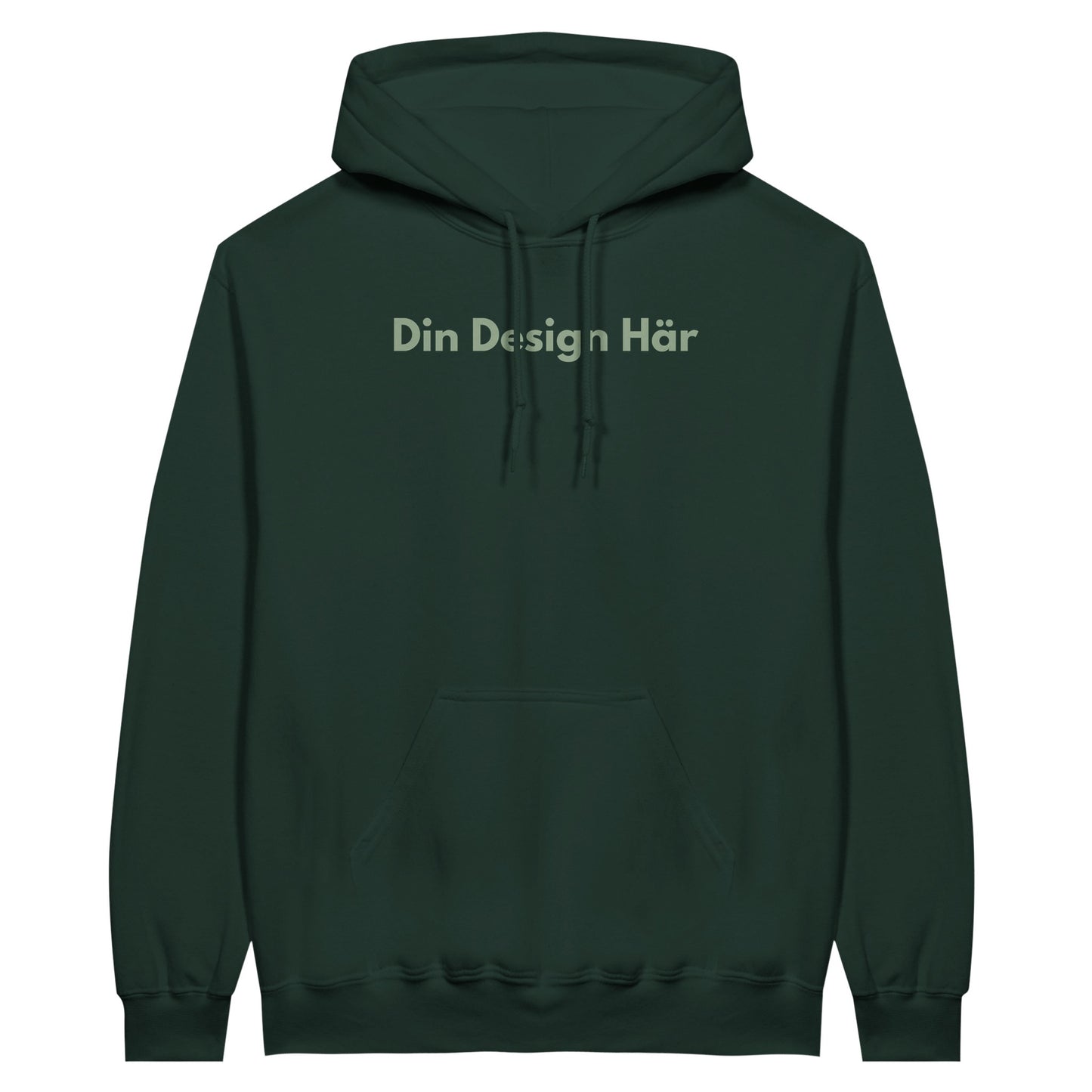 ULTRA PRINT STUDIO Forest Green / S ULTRA PRINT STUDIO Hoodie Fleecehoodie i mellanvikt för vuxna